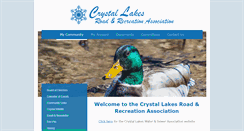 Desktop Screenshot of crystal-lakes.org