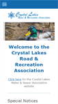 Mobile Screenshot of crystal-lakes.org